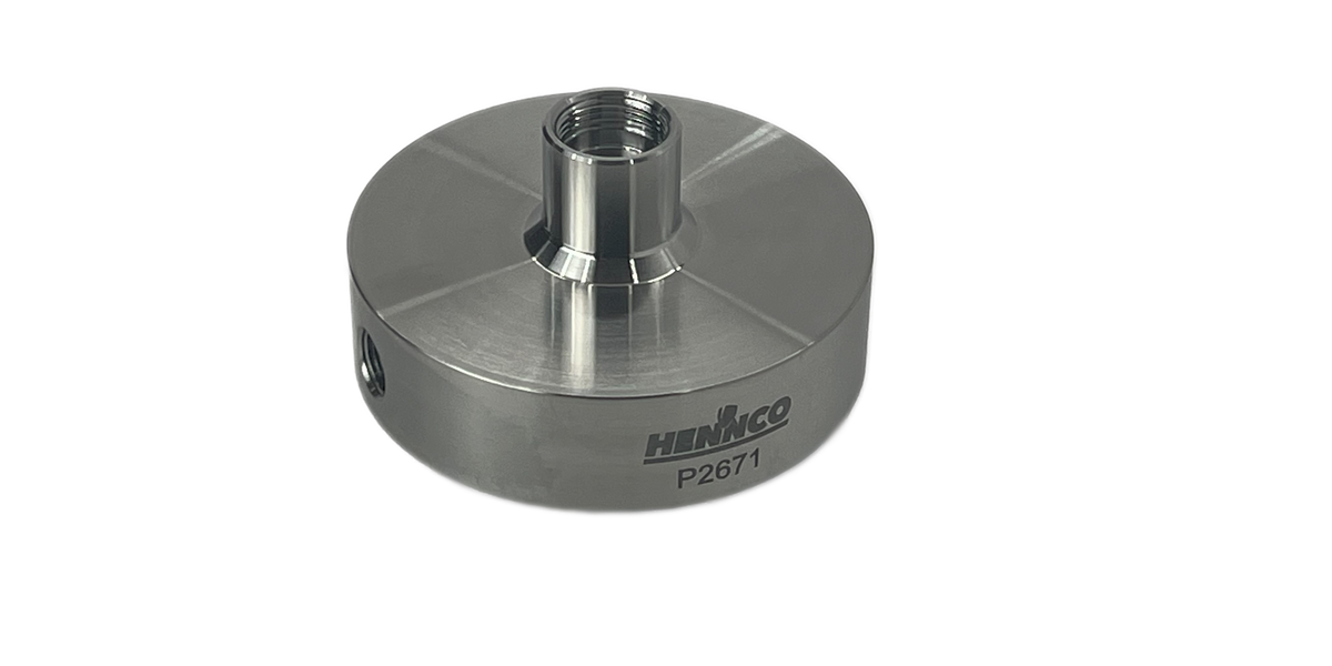 Check Valve Body, EndruoMAX Pump, OMAX 308481, HWS# 45518 — Hennco
