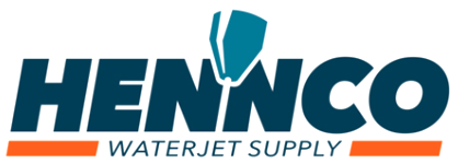 Hennco Waterjet Supply - Logo Horizontal - White Background